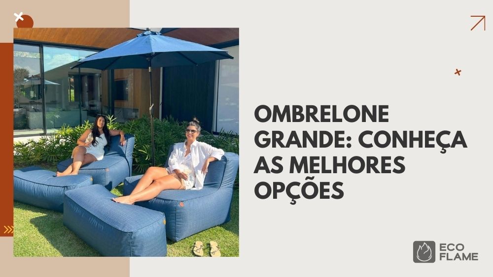 O ombrelone grande oferece proteção UV, criando espaços sombreados e confortáveis. A Eco Flame Garden oferece modelos de alta qualidade, como o Ombrelone Suntorini e o Ombrelone Cantilever.