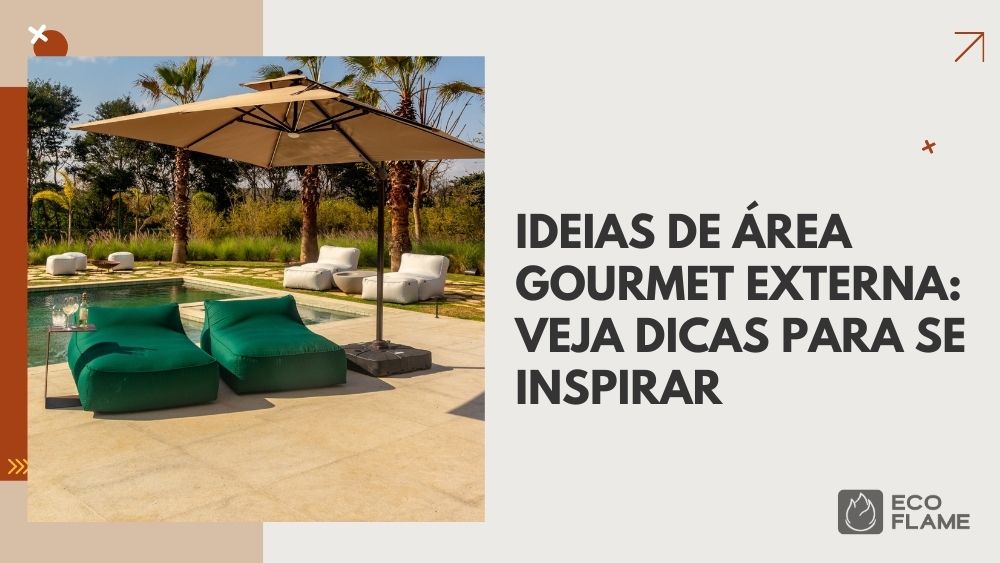As melhores ideias de área gourmet externa, para a sua área externa, você encontra na Eco Flame Garden